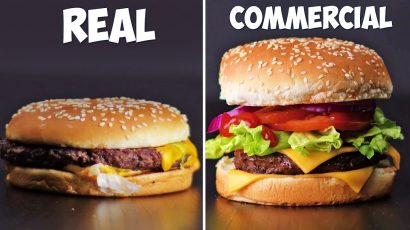 Alimentele in realitate vs alimentele in reclame